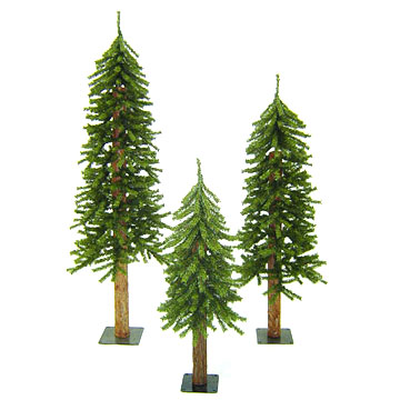 Christmas Polyresin Alpine Trees